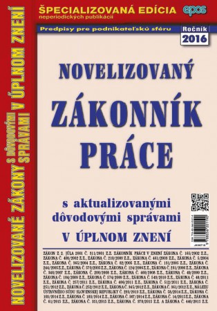 ZÁKONNÍK PRÁCE (NZ7/2016)