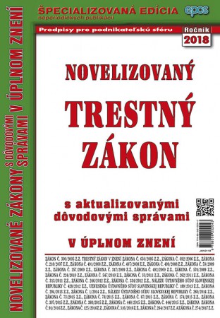 Trestný zákon (NZ1/2018)